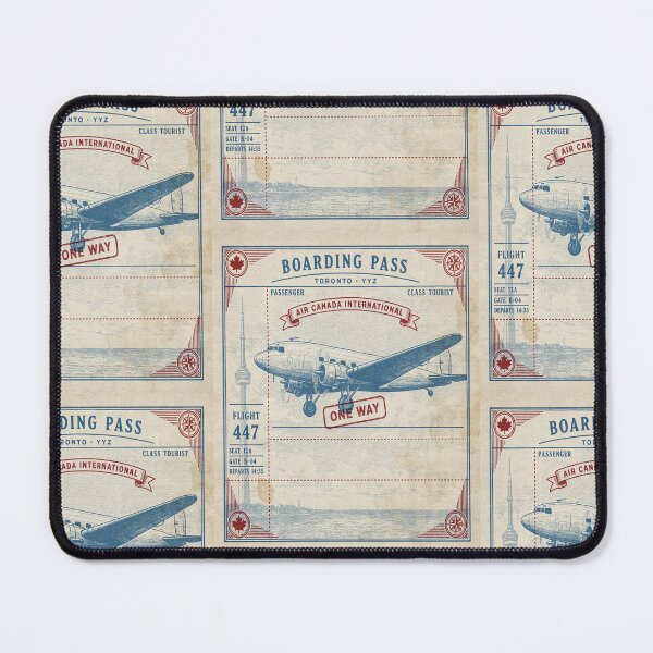 Item preview, Toronto Vintage DC‑3 Mid‑Century Travel Stamp designed and sold by stickercuffs.