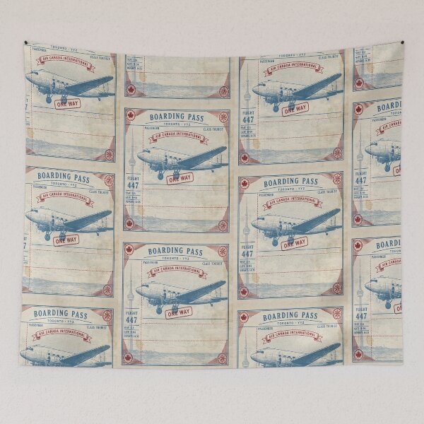 Item preview, Toronto Vintage DC‑3 Mid‑Century Travel Stamp designed and sold by stickercuffs.