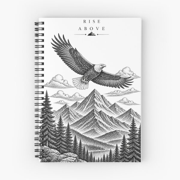 Item preview, Rise Above Eagle Mountains designed and sold by CodePaws Creations.