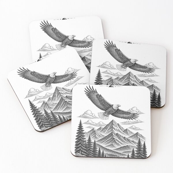 Item preview, Rise Above Eagle Mountains designed and sold by CodePaws Creations.