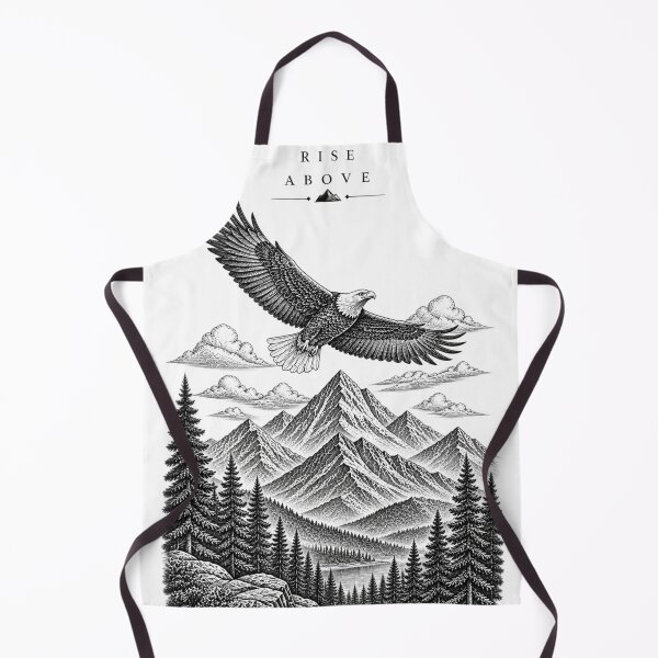 Item preview, Rise Above Eagle Mountains designed and sold by CodePaws Creations.