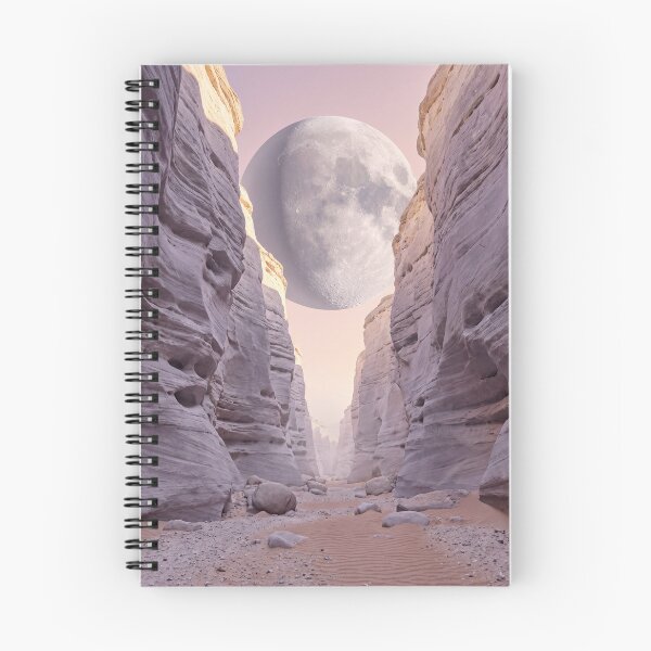 Item preview, Giant Moon Over Alien Canyon designed and sold by sapirzi.