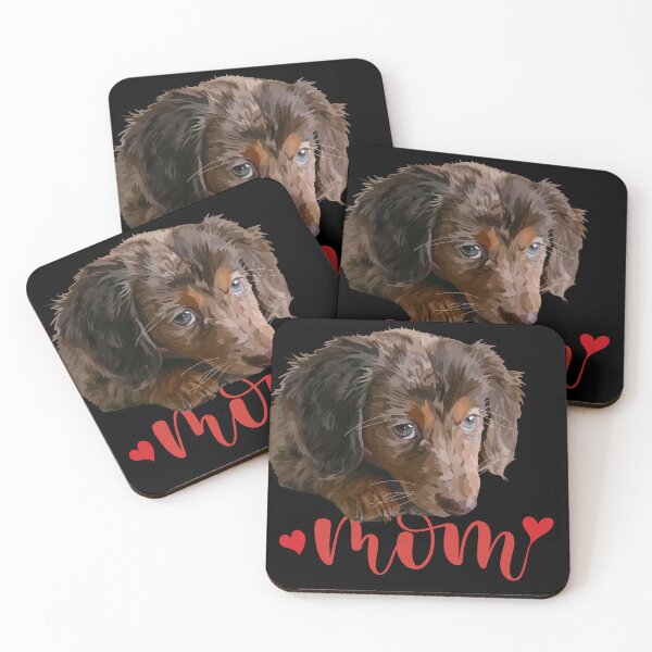 Item preview, Brown Dachshund Mom Puppy Dog designed and sold by Just-Arts-4U.