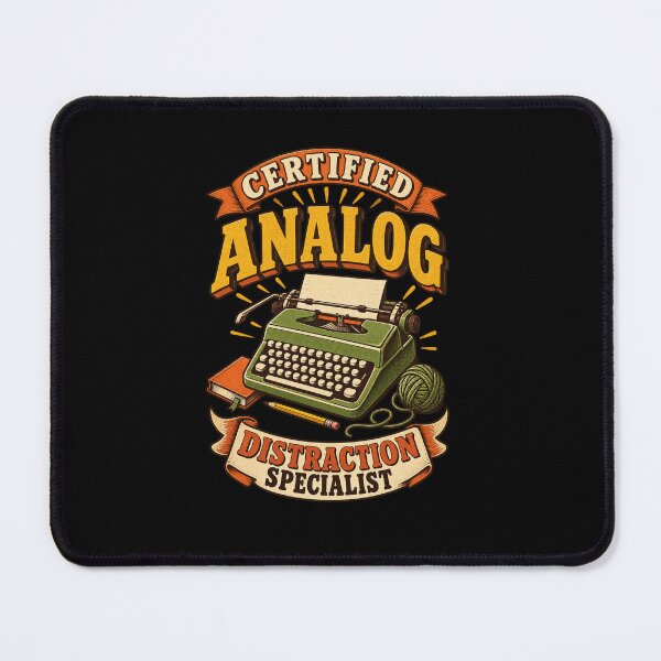 Item preview, Certified Analog Distraction Specialist Vintage Typewriter designed and sold by CasaMio.