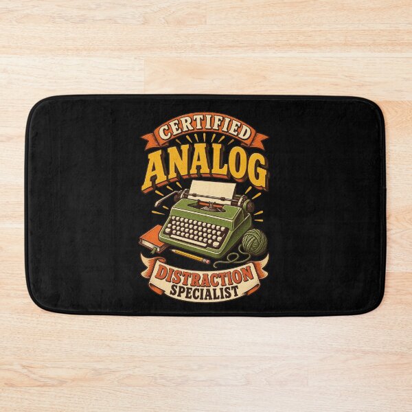 Item preview, Certified Analog Distraction Specialist Vintage Typewriter designed and sold by CasaMio.