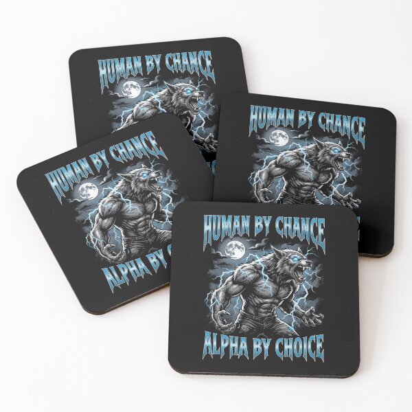 Item preview, Funny Alpha Wolf Meme Human By Chance Alpha Choice  designed and sold by MOONE FLOWER.