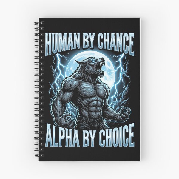 Item preview, Funny Alpha Wolf Meme Human By Chance Alpha Choice  designed and sold by MOONE FLOWER.