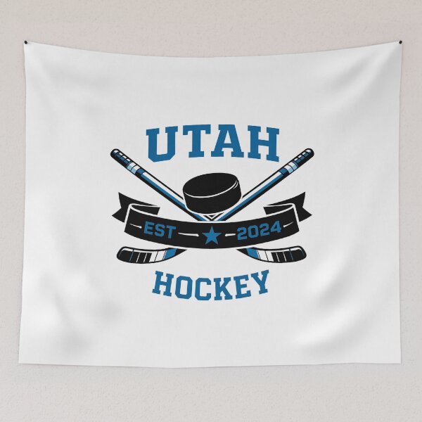 Item preview, Utah Hockey Est 2024 Retro Sports Design designed and sold by SaveonOneal.