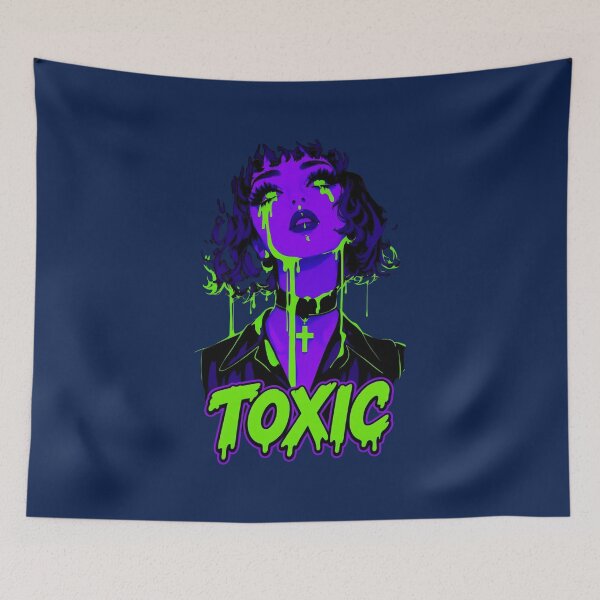 Item preview, Toxic Neon Portrait designed and sold by ElfredaStewart.