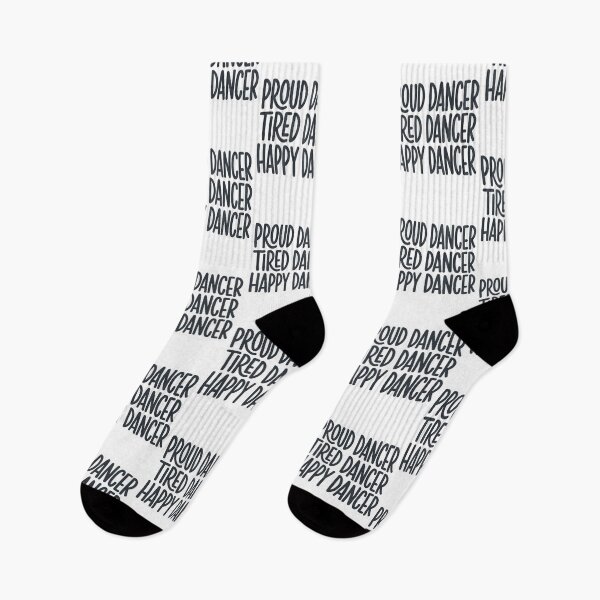 Item preview, Proud Dancer Tired Dancer Happy Dancer Funny Dance Teacher Studio Quote Typography designed and sold by raedattia.
