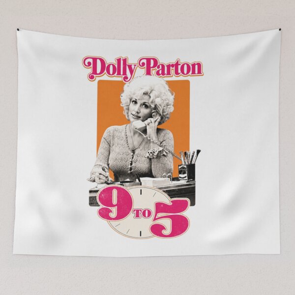 Item preview, Dolly Parton 9 to 5 Retro Movie - Vintage 80's Comedy Movie designed and sold by ErvinWeeks.