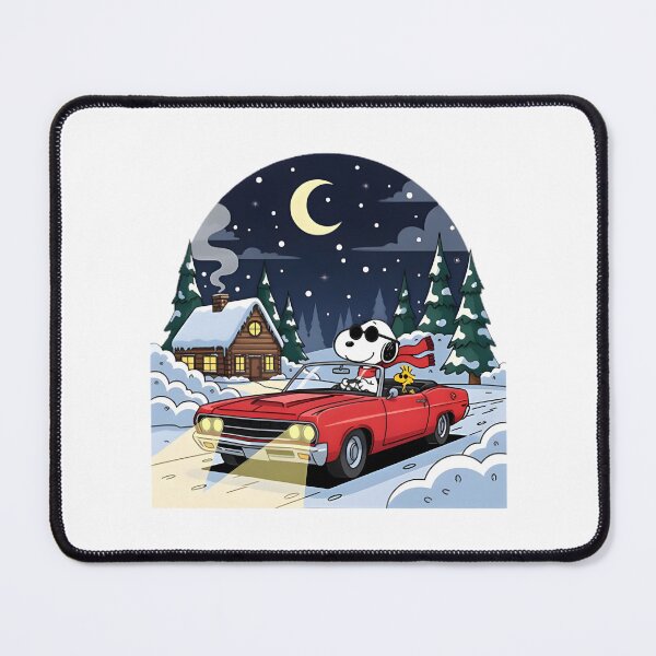 Item preview, Snoopy Night Drive Cozy Winter Mood | ⭐⭐⭐⭐⭐ Best Seller designed and sold by -Radiant-.