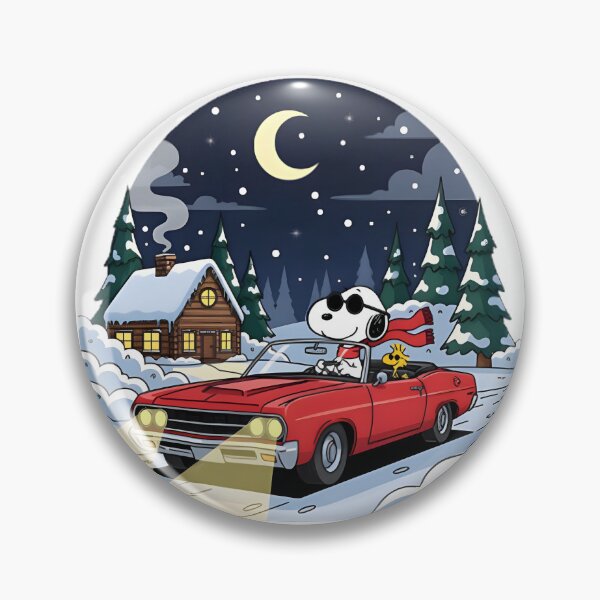 Item preview, Snoopy Night Drive Cozy Winter Mood | ⭐⭐⭐⭐⭐ Best Seller designed and sold by -Radiant-.