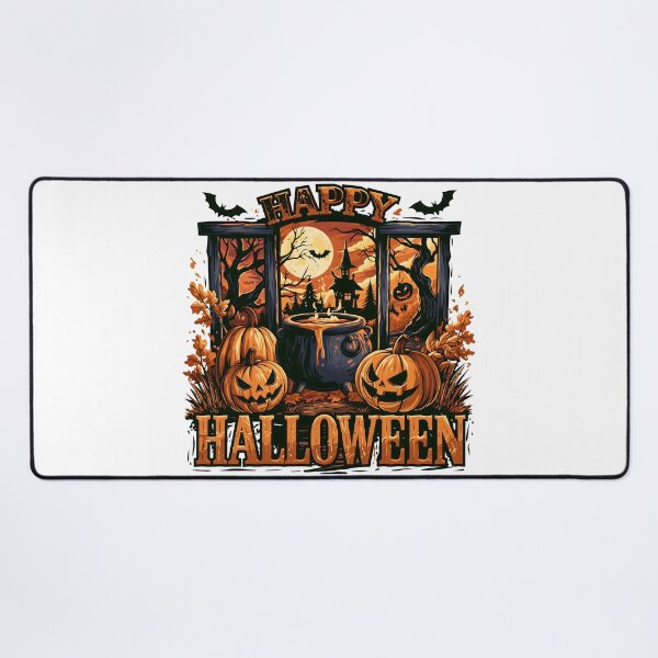 Item preview, Happy Halloween Spooky Cauldron Pumpkins Spooky Season Artwork designed and sold by GrinGalore.