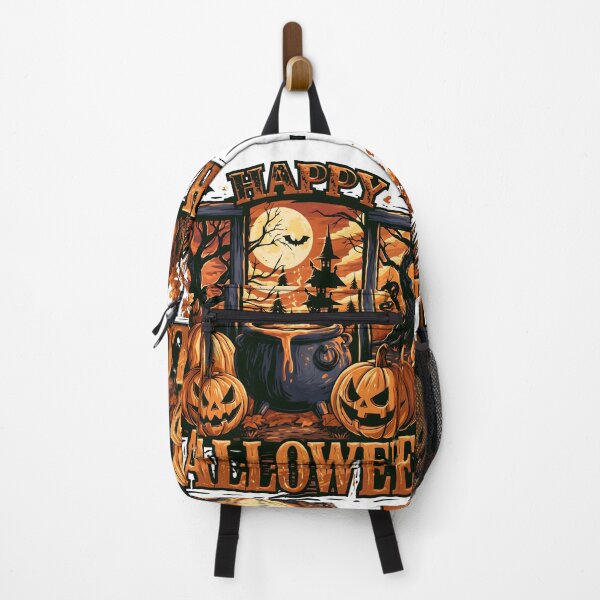 Item preview, Happy Halloween Spooky Cauldron Pumpkins Spooky Season Artwork designed and sold by GrinGalore.