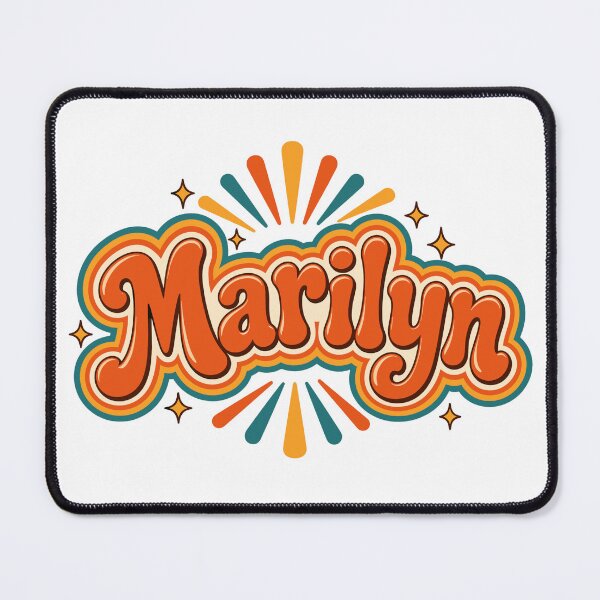 Item preview, Marilyn Name | Groovy Retro 70s Personalized | Custom Name designed and sold by ZIGLWORKS.