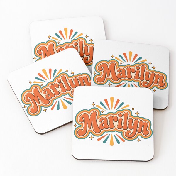 Item preview, Marilyn Name | Groovy Retro 70s Personalized | Custom Name designed and sold by ZIGLWORKS.