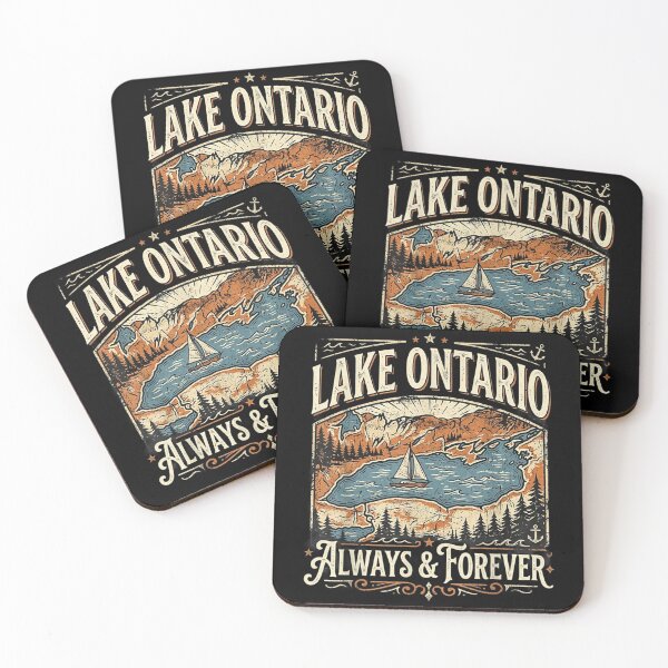 Item preview, Lake Ontario Always & Forever Vintage Lake Landscape designed and sold by Abigaildixon92.