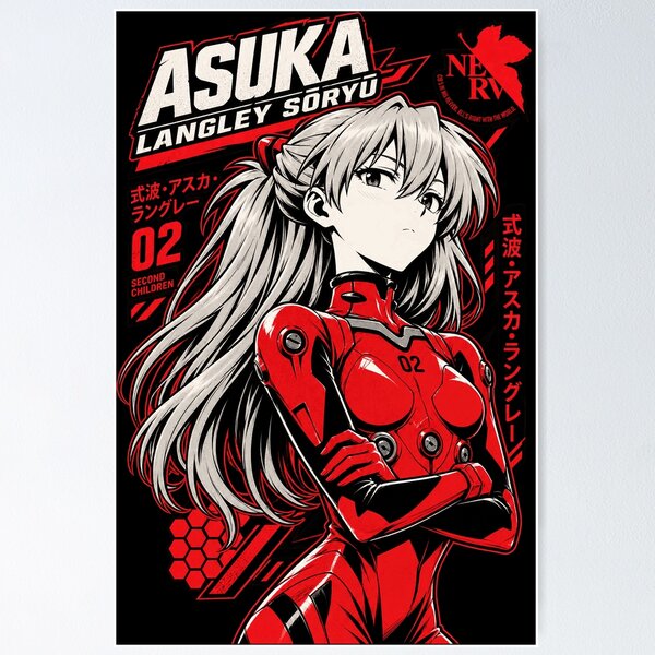Item preview, Asuka Langley Soryu - 02 designed and sold by JohnaDickerson.