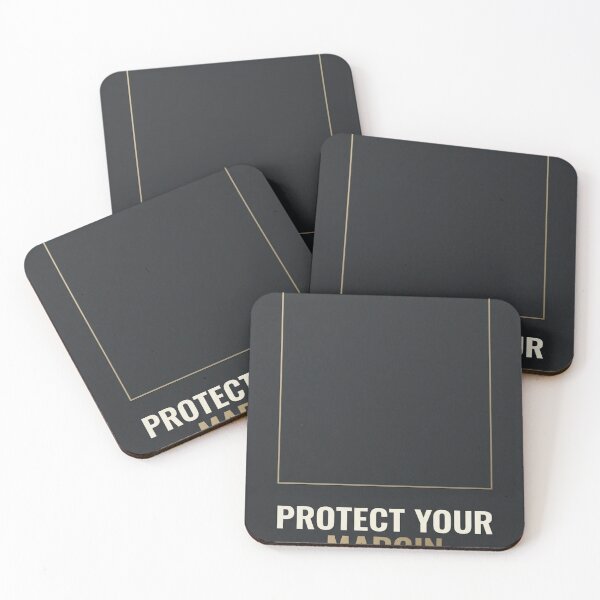 Item preview, Protect Your Margin Minimalist Money Poster designed and sold by Zaramodo.