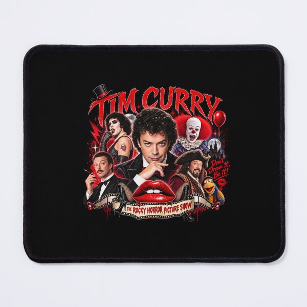 Item preview, RIP Tim Curry 1946-2026, Tim Curry and Dolly Parton, Frank N Furter Rocky Horror Picture Show, RIP Tim Curry Memorial, 1946 2026 Tim Curry Tribute designed and sold by ScribbleWonder.