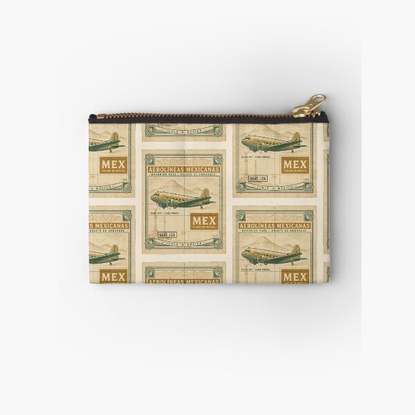 Item preview, Mexico City Vintage DC‑3 Mid‑Century Travel Stamp designed and sold by stickercuffs.