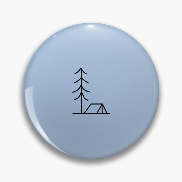 Item preview, Camping sketch. Simple, minimalist line art doodle designed and sold by hitNmiss.