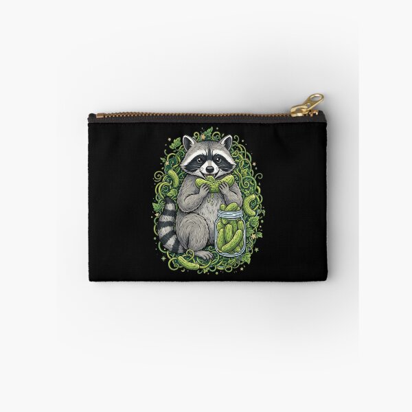 Item preview, Raccoon Eating Pickles designed and sold by Positive&FunnyThings.