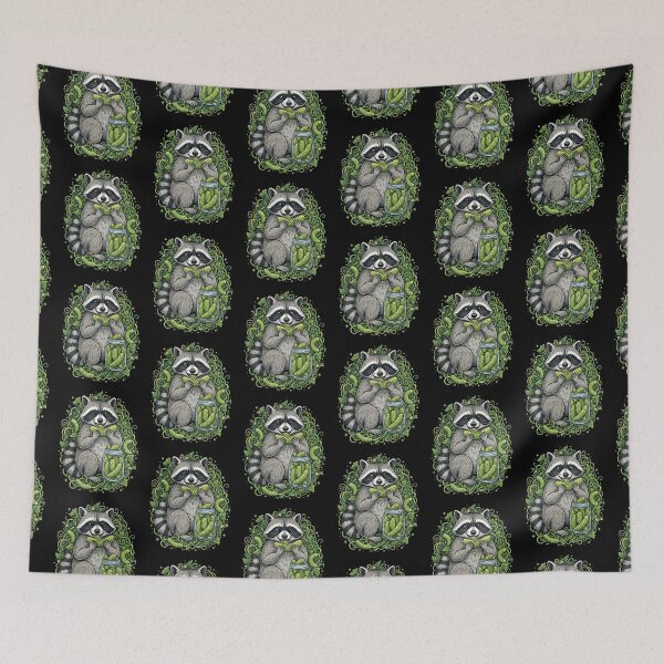 Item preview, Raccoon Eating Pickles designed and sold by Positive&FunnyThings.