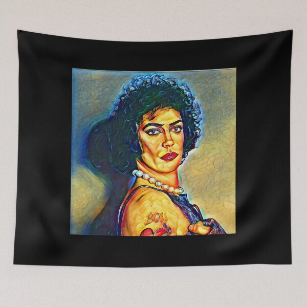 Item preview, RIP Tim Curry 1946-2026, Tim Curry, Frank N Furter Rocky Horror Picture Show, RIP Tim Curry Memorial, 1946 2026 Tim Curry Tribute designed and sold by ScribbleWonder.