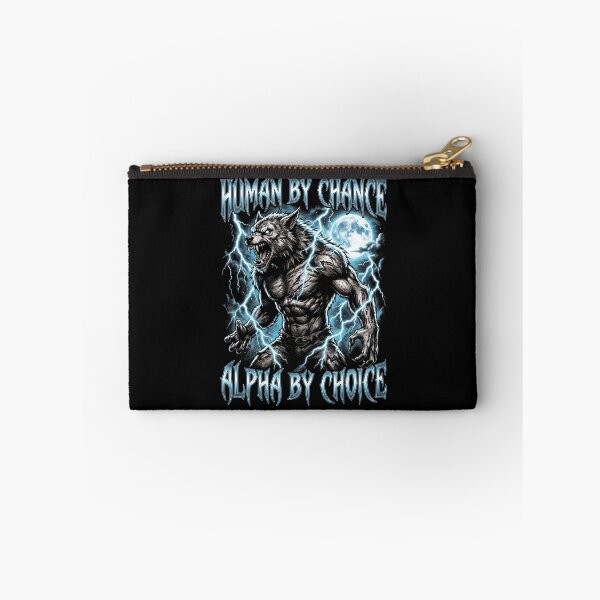 Item preview, Funny Alpha Wolf Meme Human By Chance Alpha Choice  designed and sold by MOONE FLOWER.