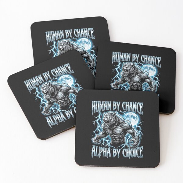 Item preview, Funny Alpha Wolf Meme Human By Chance Alpha Choice  designed and sold by MOONE FLOWER.