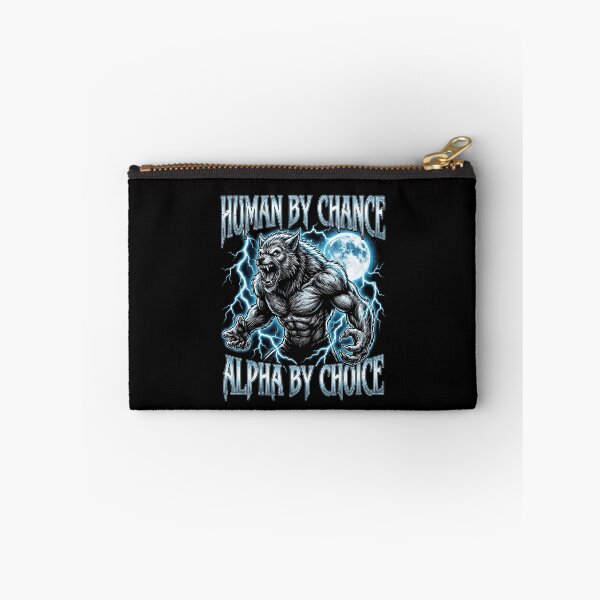 Item preview, Funny Alpha Wolf Meme Human By Chance Alpha Choice  designed and sold by MOONE FLOWER.
