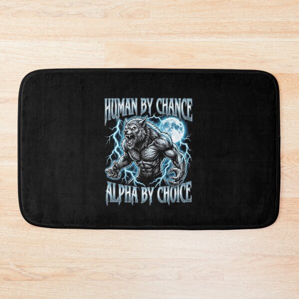 Item preview, Funny Alpha Wolf Meme Human By Chance Alpha Choice  designed and sold by MOONE FLOWER.