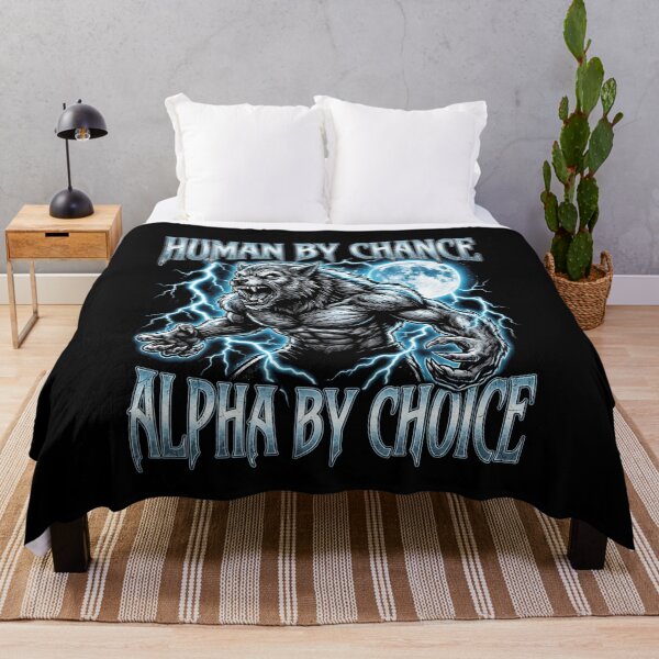 Item preview, Funny Alpha Wolf Meme Human By Chance Alpha Choice designed and sold by MOONE FLOWER.