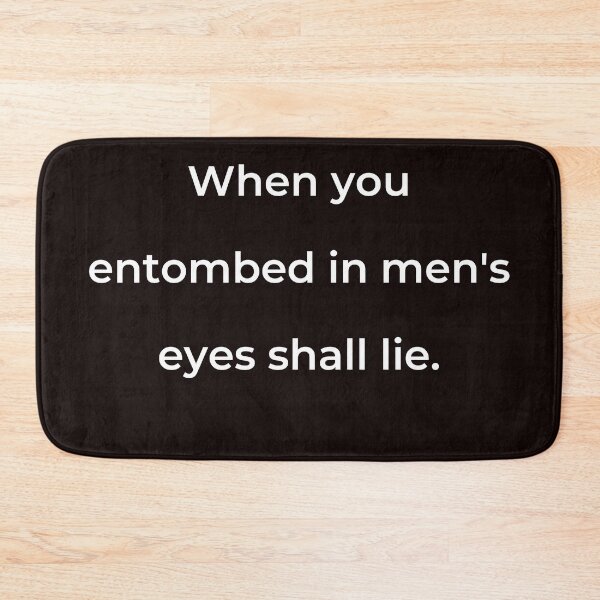 Item preview, “When you entombed in men's eyes shall lie.” - print white designed and sold by ariksworld.