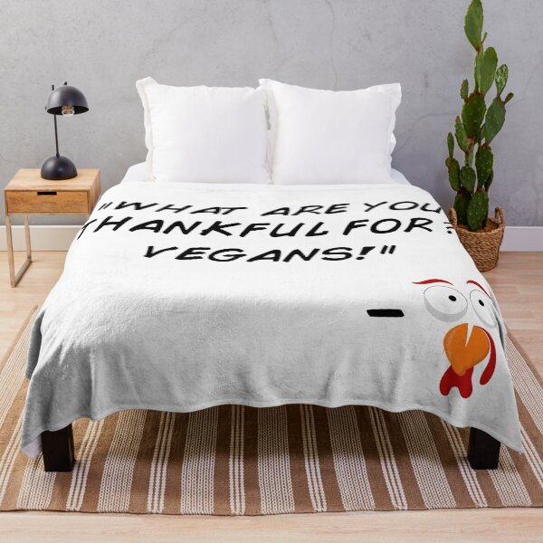 Item preview, Funny Vegan Thanksgiving Turkey What Are You Thankful For Funny Quote designed and sold by artworkathome.