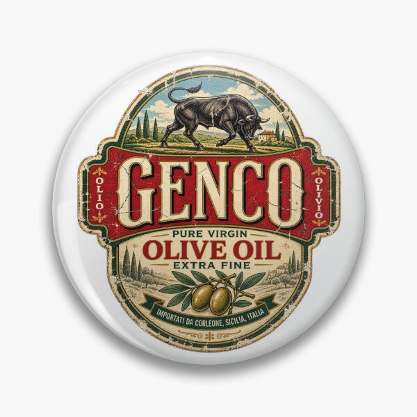Item preview, The Godfather - Genco Olive Oil (Distressed) designed and sold by Candywrap Studio.