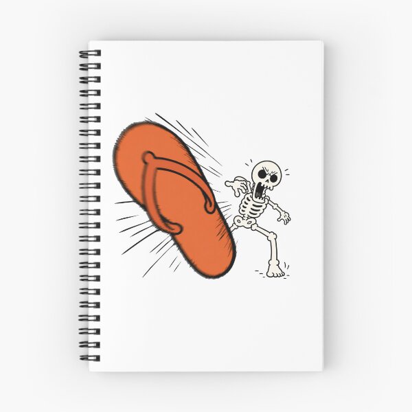 Item preview, Skeleton vs Flying Flip Flop Halloween designed and sold by MonkiFlipp.