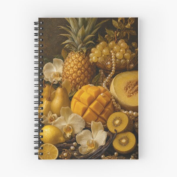 Item preview, Moody Botanical Still Life Pineapple Melon Tropical Fruit Print designed and sold by DMarquiseArt.