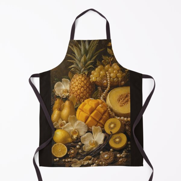 Item preview, Moody Botanical Still Life Pineapple Melon Tropical Fruit Print designed and sold by DMarquiseArt.