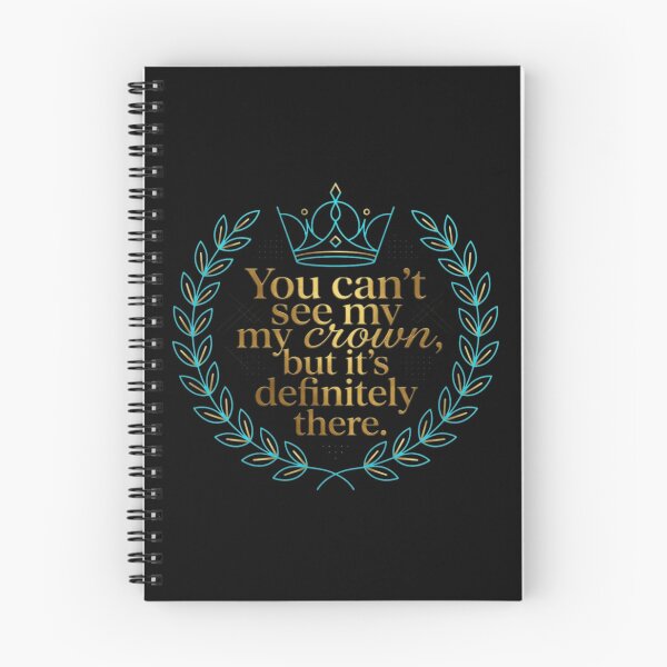 Item preview, Cant See My Crown Boss Energy Luxury Typography designed and sold by KhAIa Reeve Art Studio.