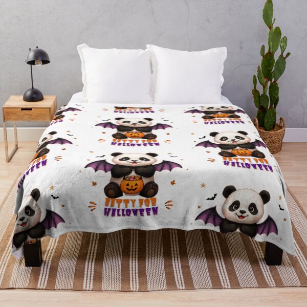 Item preview, Cute and Spooky Panda Halloween Pumpkin Design designed and sold by EnginerdStudio.
