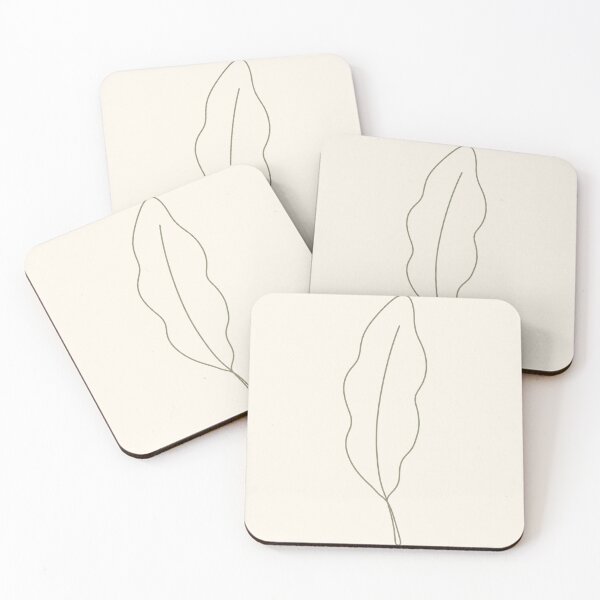 Item preview, Single Sage Leaf | Minimalist Neutral Line Illustration designed and sold by Zaramodo.