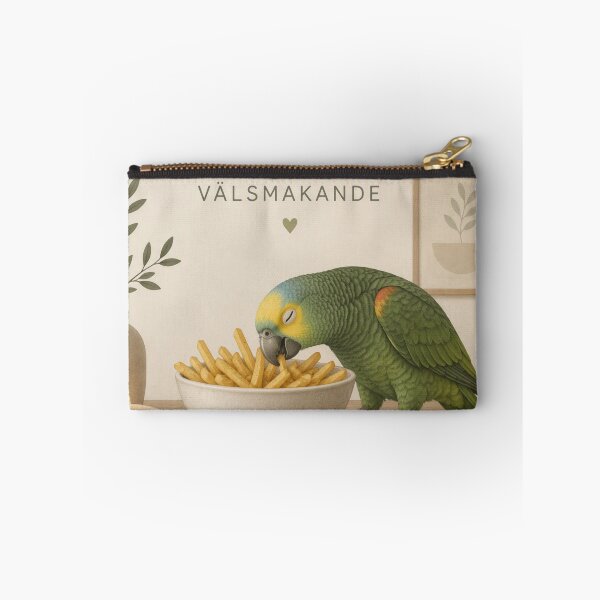 Item preview, Hygge Parrot and French Fries "DELICIOUS" designed and sold by NickWhittleArt.