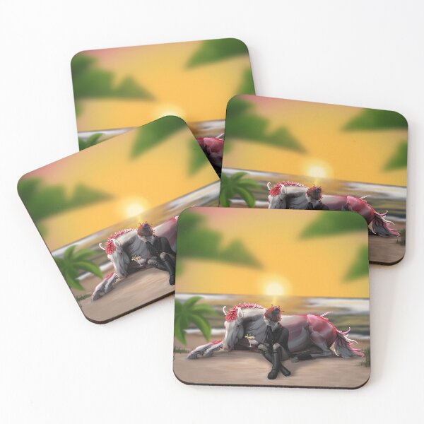 Item preview, Magical Horse Girl Beach Sunset Dream designed and sold by Moscettakkk.