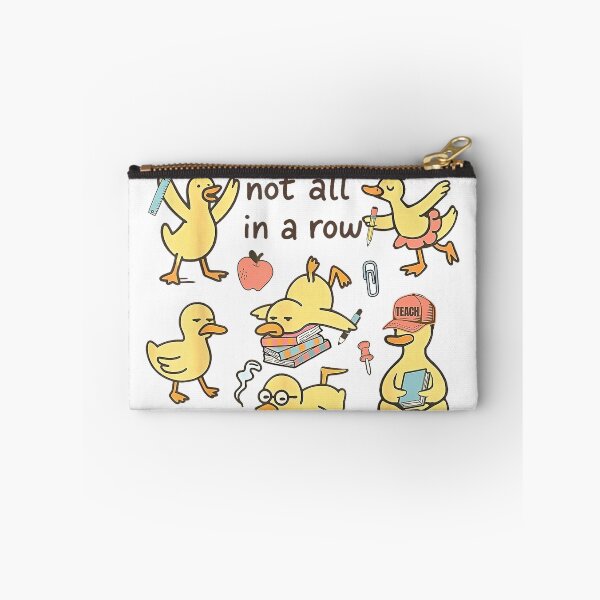 Item preview, Ducks Most Definitely Not All in A Row Teacher T-Shirt designed and sold by Fester's Designs.