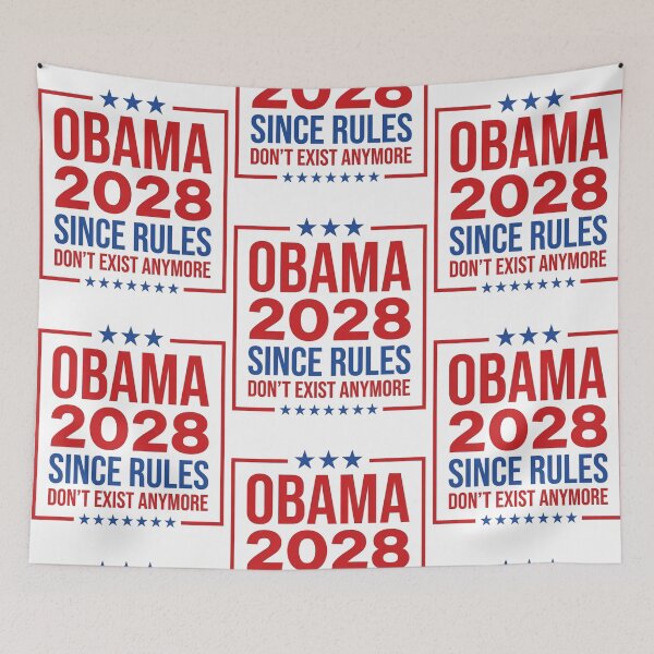 Item preview, Obama 2028 Since Rules Don't Exist Anymore Funny Sarcastic Political designed and sold by raedattia.