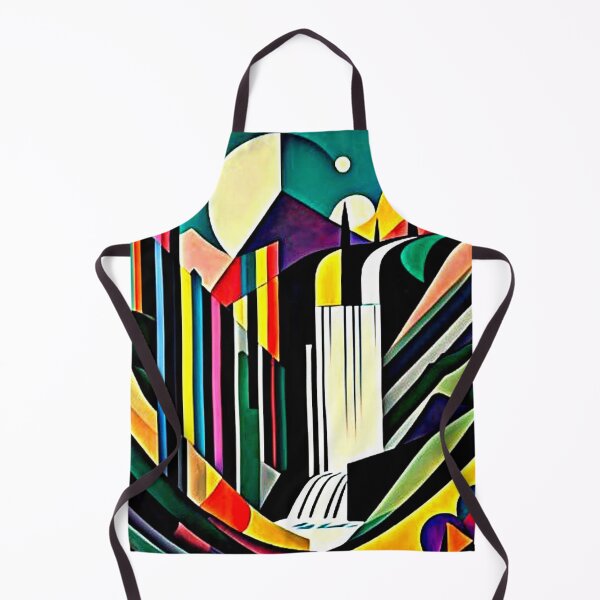Item preview, Waterfall in geometric landscape designed and sold by George Hutton Hunter.
