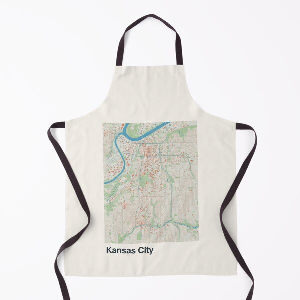 Item preview, Kansas City Minimalistic Map Art designed and sold by MapsNerd.